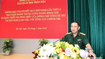 Báo Quân đội nhân dân thông báo nhanh kết quả Hội nghị Trung ương 12 khóa XIII và quán triệt bài phát biểu của Tổng Bí thư Tô Lâm