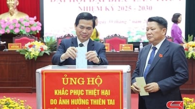 Quyên góp, ủng hộ khắc phục thiên tai