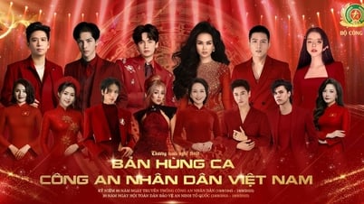 Võ Hạ Trâm, Anh Tú biểu diễn tại "Bản hùng ca Công an nhân dân Việt Nam"
