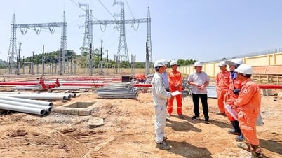 Lãnh đạo EVN kiểm tra tiến độ thi công dự án đường dây 500kV Lào Cai - Vĩnh Yên