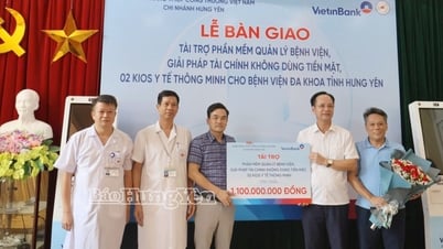 Bệnh viện Đa khoa tỉnh Hưng Yên: Tiếp nhận phần mềm quản lý bệnh viện, 2 kiosk y tế thông minh