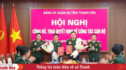 Trao Quyết định chuẩn y Ủy viên Ban Thường vụ Đảng ủy quân sự tỉnh Thanh Hóa
