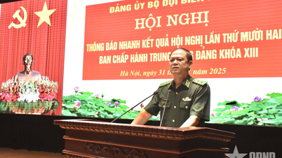 Đảng ủy Bộ đội Biên phòng thông báo kết quả Hội nghị lần thứ 12 Ban Chấp hành Trung ương Đảng khóa XIII