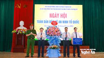 Phó Chủ tịch UBND tỉnh Bùi Đình Long dự Ngày hội 'Toàn dân bảo vệ an ninh Tổ quốc' tại xã Quỳnh Lưu