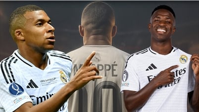 Kylian Mbappe khoác số 10 hào quang: Real Madrid dằn mặt Vinicius