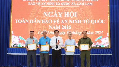 Xã Cam Lâm tổ chức ngày hội toàn dân bảo vệ an ninh Tổ quốc