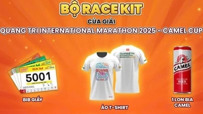 Trọn bộ racekit chất lượng từ Quang Tri International Marathon 2025 - Camel Cup