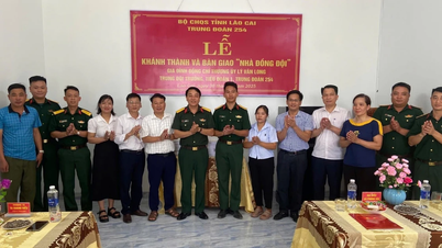 Trung đoàn 254 trao nhà “Nghĩa tình đồng đội”