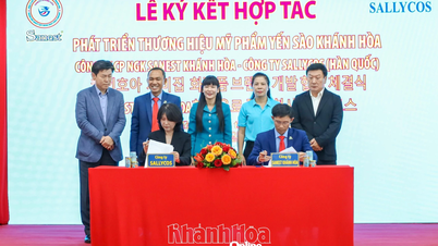 Sanest Khánh Hòa hợp tác với Công ty Sallycos phát triển mỹ phẩm
