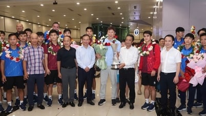 U23 Việt Nam về nước sau hành trình đăng quang ngôi vương tại giải U23 Đông Nam Á