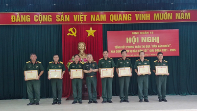Binh đoàn 15 khen thưởng 18 tập thể, cá nhân