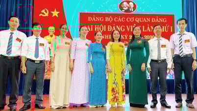 The 1st Congress of the Party Committee of the Party Agencies of Cho Moi Commune