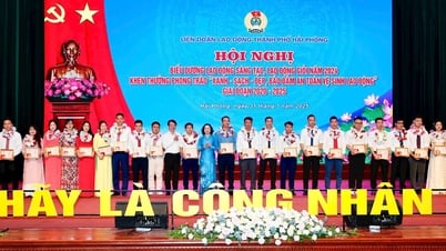 Liên đoàn Lao động thành phố Hải Phòng biểu dương người lao động sáng tạo, lao động giỏi
