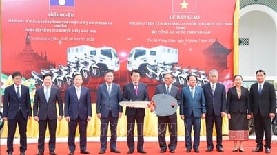 Khánh thành hai công trình hỗ trợ của Bộ Công an Việt Nam tại Lào