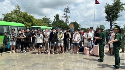 Tiếp nhận 85 công dân Việt Nam từ Campuchia