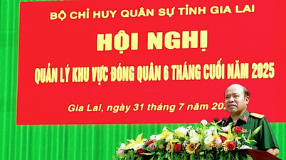 Bộ CHQS tỉnh Gia Lai tổ chức hội nghị quản lý khu vực đóng quân 6 tháng cuối năm 2025