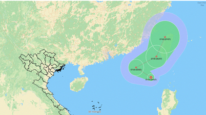 Low pressure area in the East Sea strengthens into tropical depression