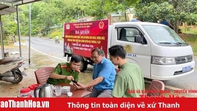 ប៉ូលីស Thanh Hoa អមដំណើរមនុស្សទៅ "បំបាត់ឧបសគ្គ" ក្នុងដំណើរការរដ្ឋបាល