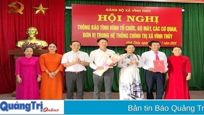 Vinh Thuy Commune Party Committee held its first conference.