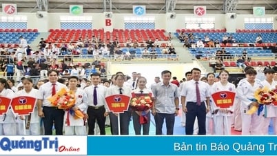 Hơn 600 vận động viên tranh tài tại Giải vô địch Karate các Câu lạc bộ tỉnh Quảng Trị mở rộng lần thứ I