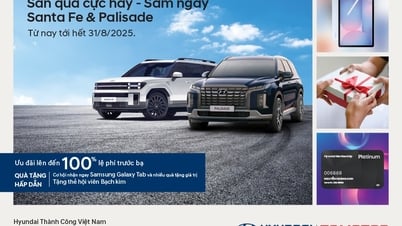 Hyundai Thành Công triển khai chương trình ưu đãi đặc biệt dành cho Santa FE & Palisade