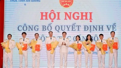 Thuế tỉnh An Giang công bố quyết định về công tác cán bộ