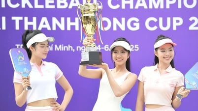Miss Ha Truc Linh und die Mädchen bringen beim vietnamesischen Pickleball-Turnier Stimmung ins Spiel