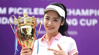 Á hậu Châu Anh, Vân Nhi chúc các tay vợt chinh phục giải thưởng một tỷ đồng của Giải Vô địch Pickleball Việt Nam