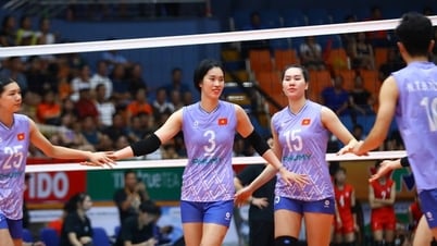 យកឈ្នះក្រុមចិនតៃប៉ិ ក្រុមវៀតណាមប្រកួតក្នុងវគ្គផ្តាច់ព្រ័ត្របាល់ទះ VTV Cup 2025