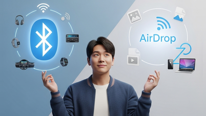 Bluetooth và AirDrop: Tưởng giống, hóa ra không