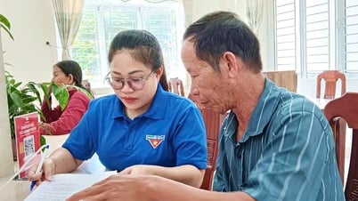 チエンダンコミューンの若者が公共奉仕活動への参加を支援