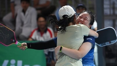 Emociones de celebración, duelo dramático en el torneo de pickleball de Dan Tri