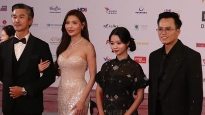 투이 디엠이 레드카펫에서 섹시하네요. DANAFF에서 두 편의 영화가 경쟁하는데 뭐라고 말해야 할까요?