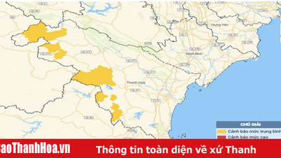 Alerte aux crues soudaines et aux glissements de terrain dans les zones montagneuses de la province de Thanh Hoa