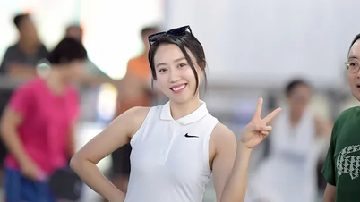 Diễn viên Huỳnh Hồng Loan dẫn đầu cuộc đua Người đẹp Pickleball