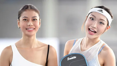 Đỗ Thị Hà và dàn người đẹp thi đấu ngày cuối ở Giải Vô địch Pickleball Việt Nam