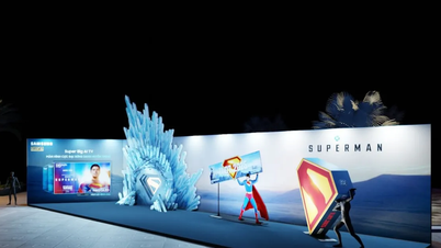 Samsung AI TV cực đại 98-100-115 inch hợp tác cùng DC Studios quảng bá “bom tấn” Superman