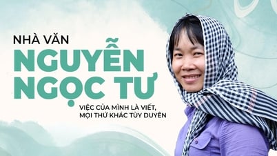 Writer Nguyen Ngoc Tu: My job is to write, everything else depends on fate.