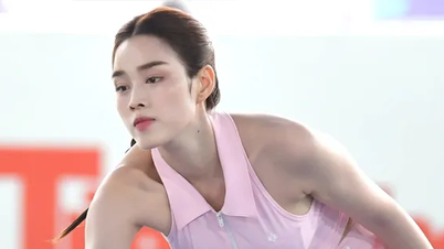 Đỗ Thị Hà khoe chân dài, thi đấu căng thẳng trên sân Giải Vô địch Pickleball Việt Nam