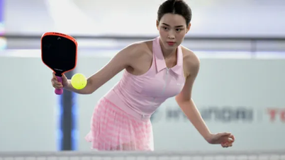 Vietnam Pickleball Tournament – ​​Hyundai Thanh Cong Cup 2025: Miss Do Thi Ha takes the field