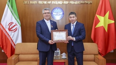 Trao Kỷ niệm chương "Vì hòa bình, hữu nghị giữa các dân tộc" cho Đại sứ Iran tại Việt Nam