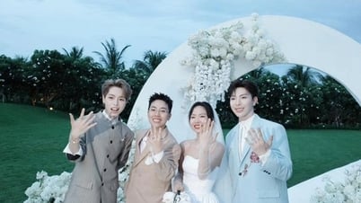 Singer Duc Phuc and Erik attend Kai Dinh's romantic wedding