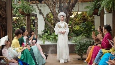 Nguyen Cao Minh Anh est la « muse » de la performance de Cao Minh Tien.
