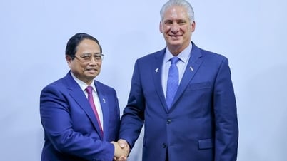 Prime Minister Pham Minh Chinh meets with First Secretary and President of Cuba