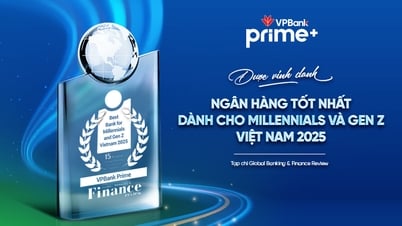 VPBank Prime là thương hiệu tài chính đầu tiên được vinh danh “Ngân hàng tốt nhất dành cho Millennial và Gen Z Việt Nam 2025”