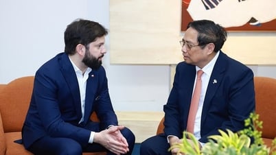 Thủ tướng Phạm Minh Chính gặp Tổng thống Chile