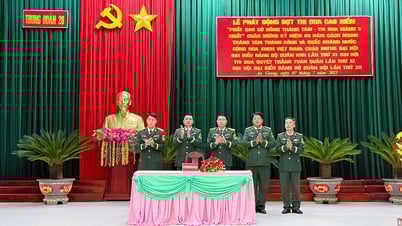 Regiment 20 launches the emulation "Raise high the August red flag - Compete to win 3 first prizes"