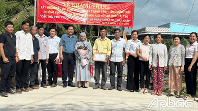 Khánh thành cầu giao thông nông thôn ở xã An Thạnh Thủy