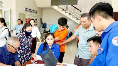 Thanh niên xã Tam Xuân ra quân hỗ trợ vận hành chính quyền 2 cấp