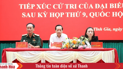 Bộ trưởng Bộ Dân tộc và Tôn giáo Đào Ngọc Dung tiếp xúc cử tri phường Tĩnh Gia